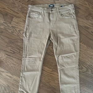PAIGE Tan Slim Jeans Classic Style